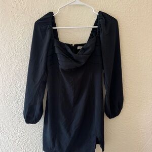 Abercrombie & Fitch Black Long Sleeve Dress